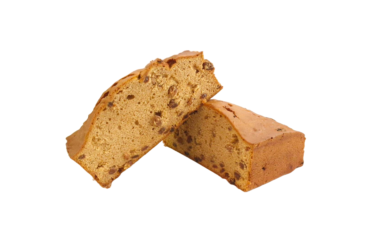 bruine vruchten cake